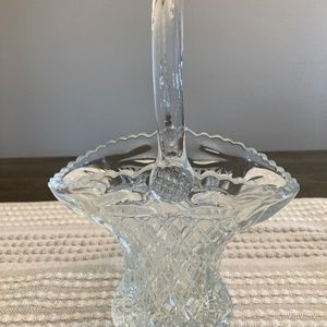 Princess House Lead Crystal Easter Basket